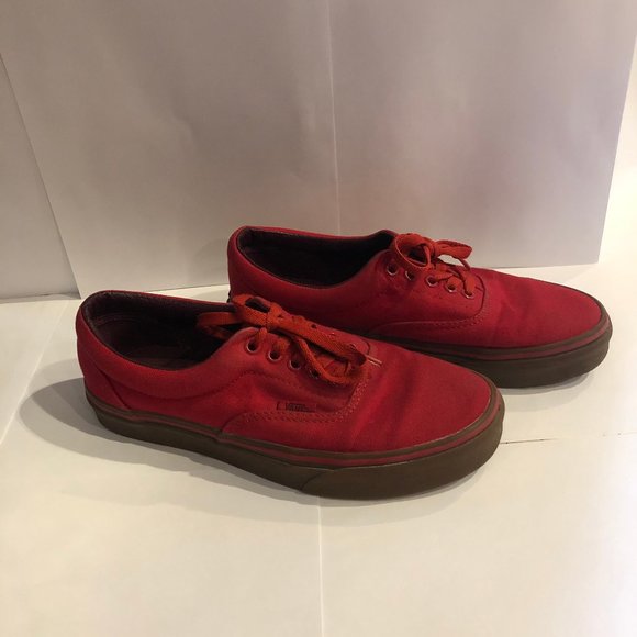 Men’s Red Vans - Picture 1 of 4